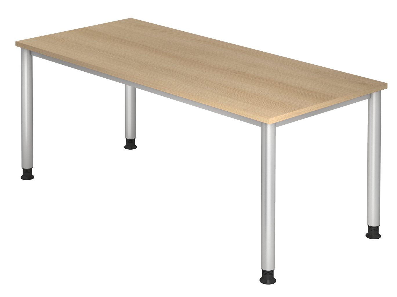 moderner Schreibtisch Tischplatte Eiche-Holzdekor