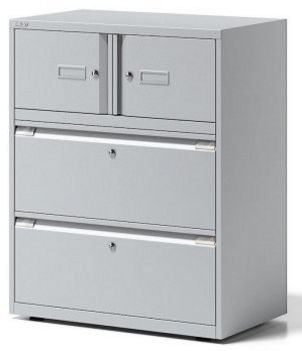 Bürostahlschrank Schrankfächer separat abschliessbar