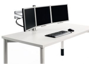 stabilen Tischbefestigung von 3 Computermonitore