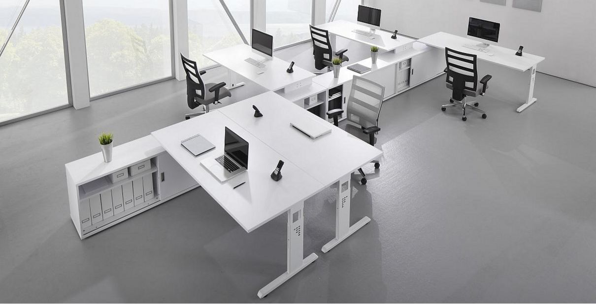 Büro-Teamarbeitsplatz robust preiswert