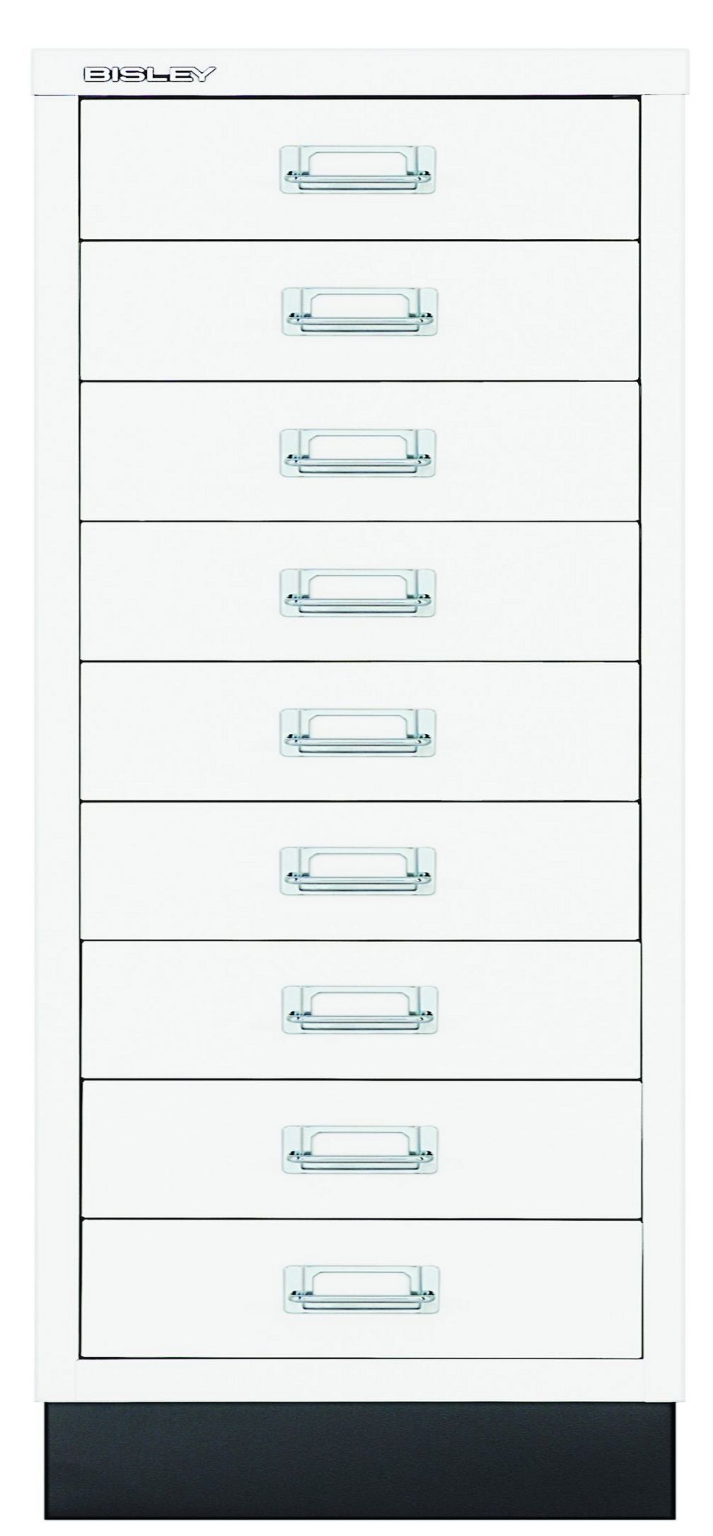 weißer Büro-Schubladen-Metallschrank 9 Schubladen